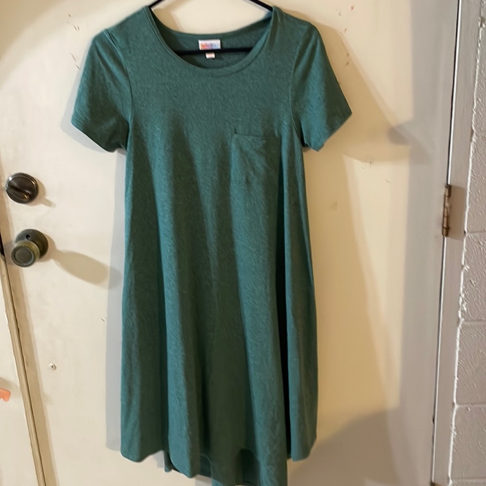 LulaRoe green dress